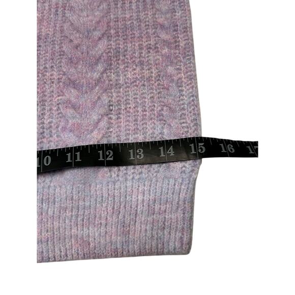 NWT Design History Ombre Cable Knit Long Sleeve V-neck Collar Sweater-Girls M - Picture 11 of 14